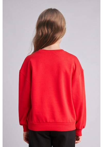 Defacto Okula Dönüş Relax Fıt Bisiklet Yaka Sweatshirt Kız Çocuk E6842a826aurd227 Kırmızı-rd227 Defacto Okula Dönüş Relax Fıt Bisiklet Yaka Sweatshirt Kız Çocuk E6842a826aurd227 Kırmızı-rd227