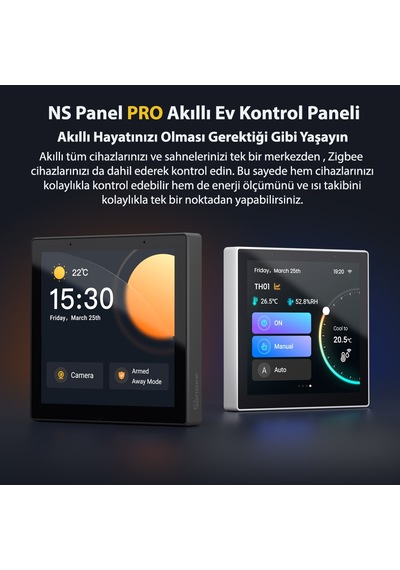 Sonoff Ns Panel Pro Siyah - Akıllı Ev Kontrol Paneli