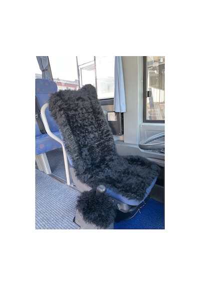 Peluş Koltuk Örtüsü
