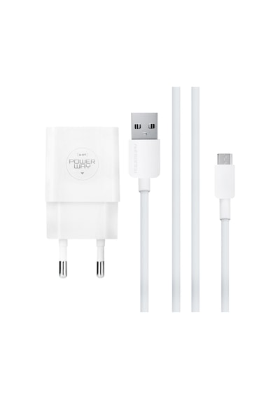 Powerway X-171 Samsung Uyumlu S3-s4 2.1 Amper Mıcro Usb Şarj Aleti + Kablo