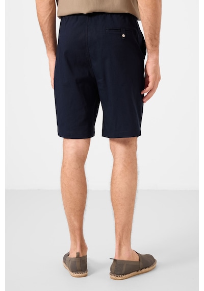 Tommylife Lacivert Standart Fit Dokuma Hafif Esnek Chino Erkek Şort - 81291 Lacivert