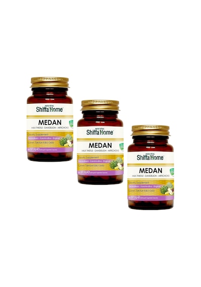 Aksu Vital Shiffa Home Medan Kapsül Devedikeni Karahindiba Enginar 60 Kapsül 3 Adet