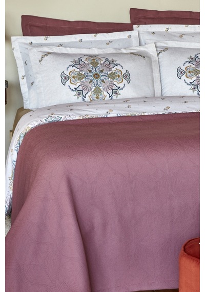 Karaca Home Vandy Çift Kişilik Düet Set Mürdüm