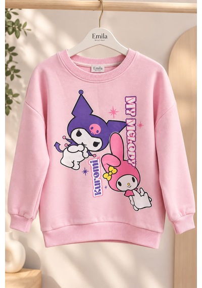 Emila Kids Pembe 3-10yaş Kız Çocuk 2'li Takım - Karakter Baskılı 3 İp Şardonsuz Açık Pembe Emila Kids Pembe 3-10yaş Kız Çocuk 2'li Takım - Karakter Baskılı 3 İp Şardonsuz Açık Pembe