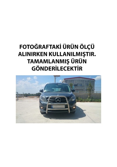 Mercedes Citan 2012-2020 Yüksek Ön Koruma - Bull Bar -iki Ara Borulu - Kartersiz - Terepon B