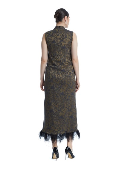 Serpil Exclusive Desenli Kadın Elbise Ceket Takım - Yakası Taş İşlemeli - Modern Ve Şık Tasarım - Davet Ve Özel Gün İçin Elbise CAMEL Serpil Exclusive Desenli Kadın Elbise Ceket Takım - Yakası Taş İşlemeli - Modern Ve Şık Tasarım - Davet Ve Özel Gün İçin Elbise CAMEL