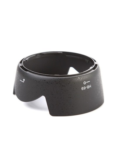 Nikon 18-55 MM G VR II Lens için Ters Takılabilir HB-69 Parasoley