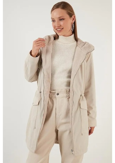 Only Onldahlıa Rev. Fur Parka Otw Kadın Gri Parka - 15208727