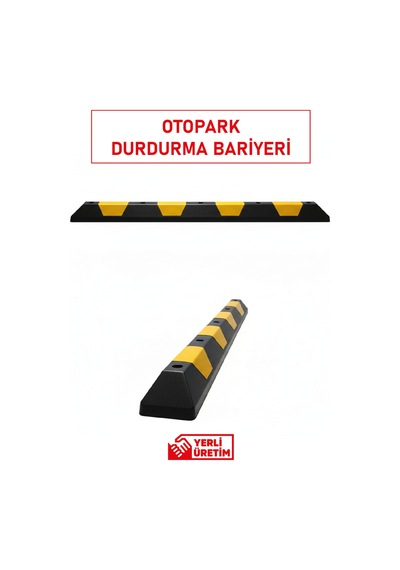 12231 Ub Araç Stoperi Reflektif Kauçuk Otopark Stoperi 10 180 Cm