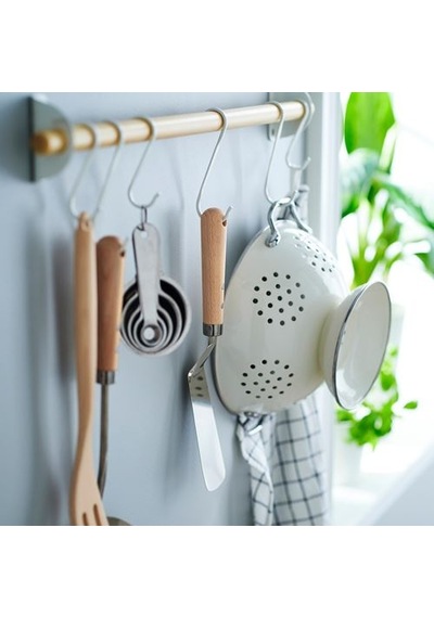 Ikea Vardagen Spatula, Paslanmaz Çelik-kayın, 30 Cm