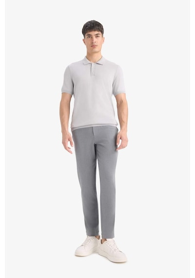 DeFacto Standart Fit Polo Yaka Kısa Kollu Triko Tişört E3241AX25SPGR192