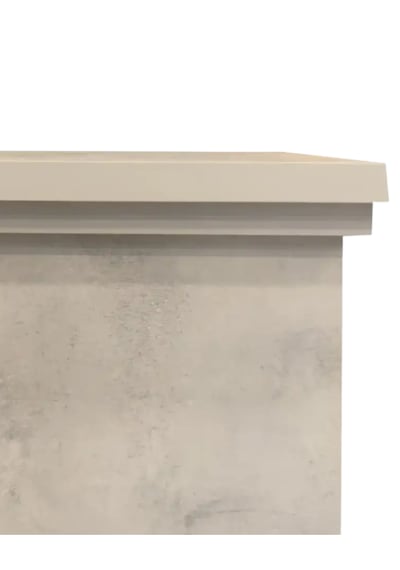 Dlc 1175r Beton Desen 1800 Watt Dekoratif Elektrikli Şömine