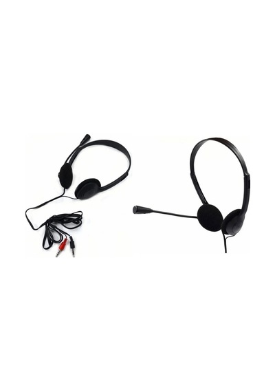 Ergonomik Mikrofonlu Bilgisayar Kulaklığı 3.5mm Çift Jak Diğer