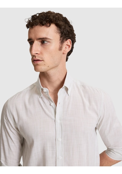 Pierre Cardin Erkek Haki Gömlek Desenli 50320886-vr027
