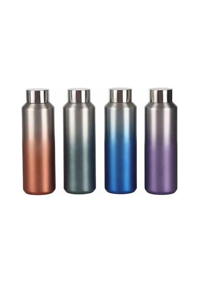Çelik İçli Termos 600 Ml Yeşil-gri Skm013 .