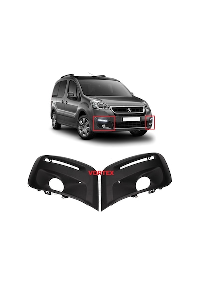 Peugeot Partner Ön Sis Lamba Kapağı Set 2015