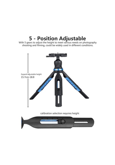 Ulanzi Tt20 Uzayabilen  Top Kafa Masaüstü Tripod