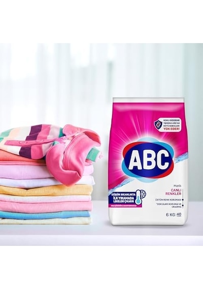 Abc Deterjan Matik Canlı Renkler 6 Kg