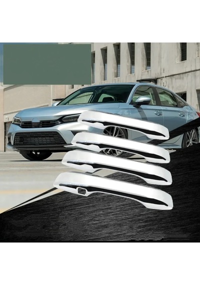 HONDA CIVIC FE1 (2022+) UYUMLU KAPI KOLU KAPLAMASI KROM