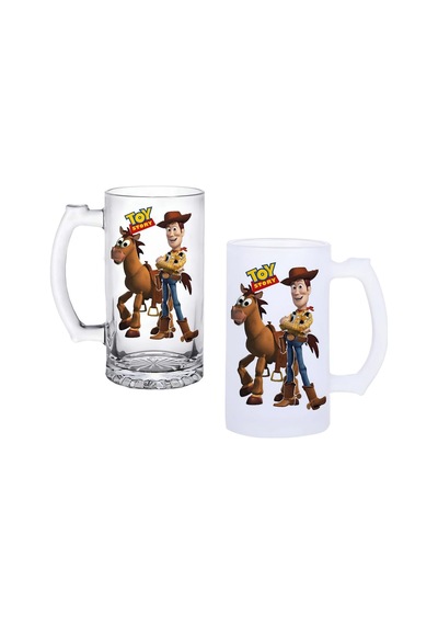 Toy Story Woody Buzlu Ya Buzsuz Seçenekleriyle Bira Bardağı