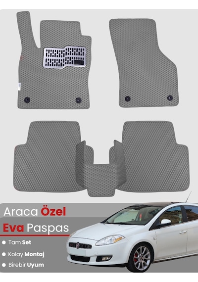 Fiat Bravo 2007-2014 Uyumlu Eva Paspas Tam Set Araca Özel,su Geçirmez,kolay Montaj 709