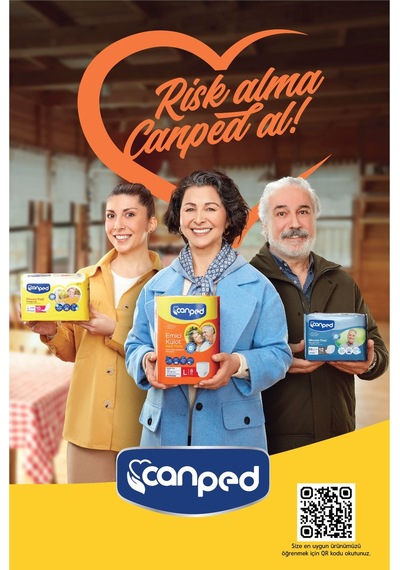 Canped Emici Külot Hasta Yetişkin Bezi Xl - Extra Large 150 Adet XL