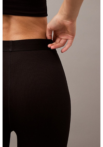Calvin Klein Kadın Tayt-000qs7220e SiYAH