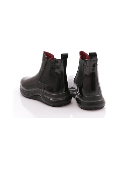 Dgn 16196 Erkek Casual Chealse Bot Siyah Baskılı