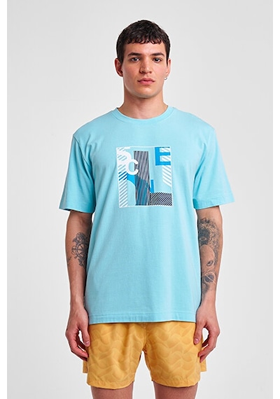 Lescon Erkek Kısa Kollu T-shirt 25y-1167 Mavi