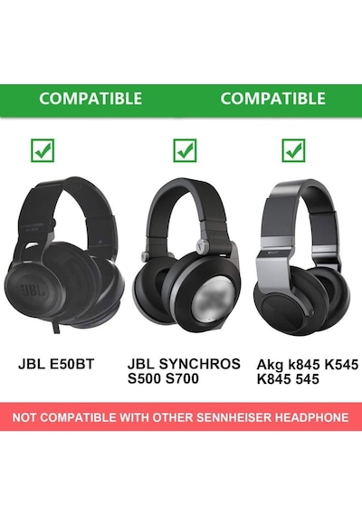 Jbl Uyumlu E50 E50bt Synchros S500 S700 Akg K845 K545 Kulaklık Pedi Kulaklık Süngeri Kulaklık Yastığı