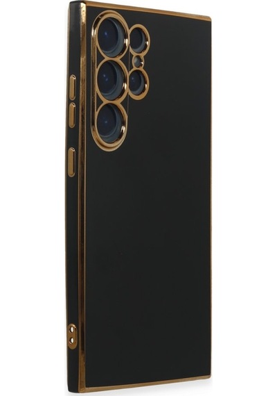 Samsung Uyumlu Galaxy S24 Ultra Kılıf Volet Luxury Seri Kamera Korumalı Silikon Kapak