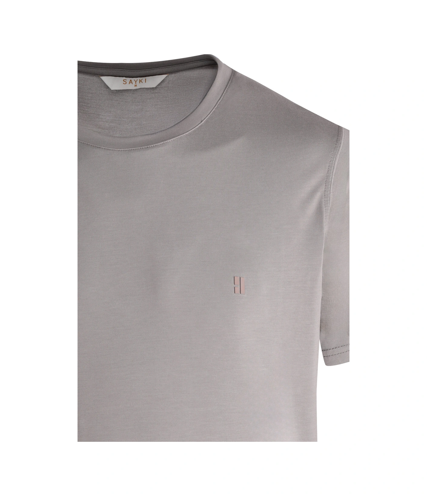Hatemoğlu Gri Regular Fit Bisiklet Yaka Tişört 567969 Hatemoğlu Gri Regular Fit Bisiklet Yaka Tişört 567969