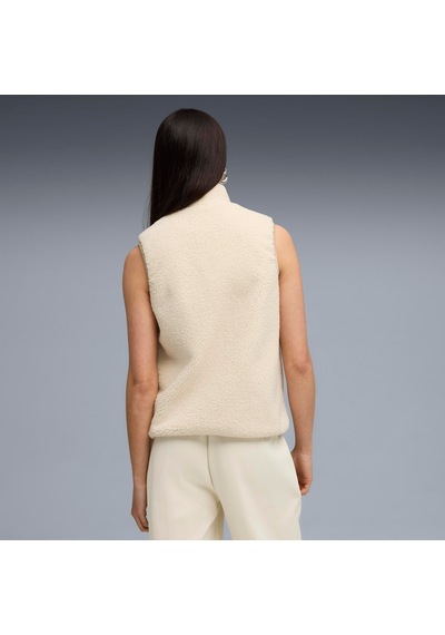 Puma Reversible Sherpa Vest Kadın Yetişkin Yelek Krem