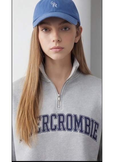 Modeva Global Kadın Gri Yarım Fermuarlı Oversize Sweatshirt Baskılı, Yumuşak Dokulu, Günlük & Spor Şık Açık Gri Modeva Global Kadın Gri Yarım Fermuarlı Oversize Sweatshirt Baskılı, Yumuşak Dokulu, Günlük & Spor Şık Açık Gri