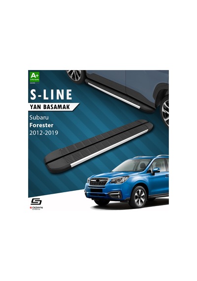 S-dizayn Subaru Forester 4 S-line Aluminyum Yan Basamak 183 Cm 2012-2019 A+ Kalite