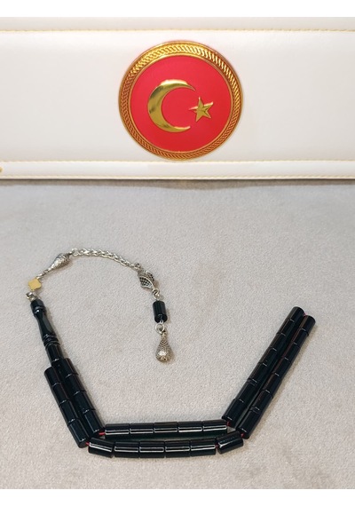 Ateş Kehribar Tesbih Usta Yapımı Kesme Kesim