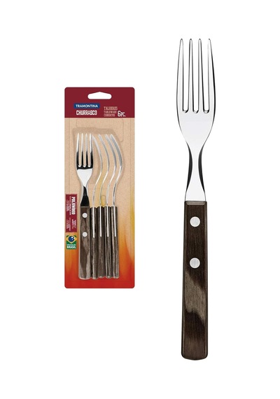 Tramontina Churrasco 21198/916 Biftek-steak Çatalı 6lı Blister Diğer