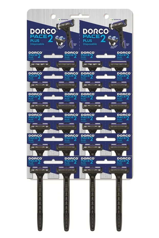 Dorco Pace 2 Plus Çift Bıçaklı Kullan At Kartela 24'lü