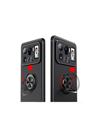 Xiaomi Mi 11 Ultra Kılıf Zore Ravel Yüzüklü Silikon Kılıf