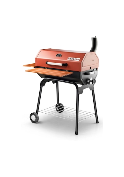 Rehome Guruss Cg-075 Barbekü Mangal Kömürlü 75 Cm Kırmızı Tam Set