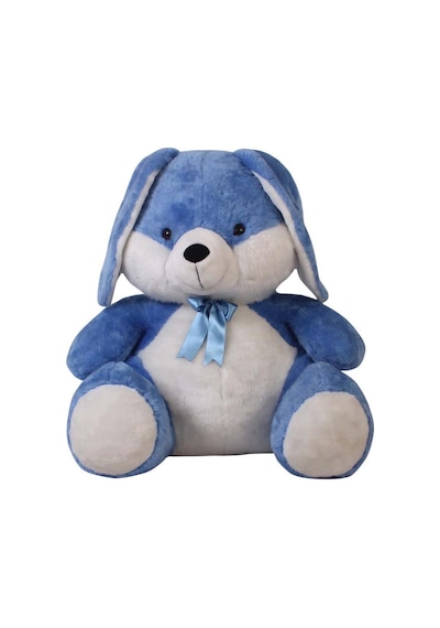 Peluş Tavşan Küçük Boy Mavi Peluş 45 Cm
