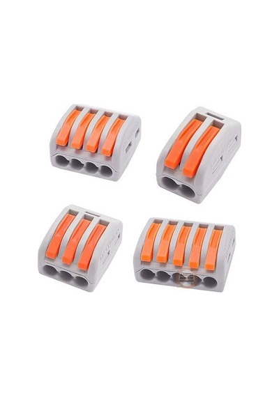 Pct-213 Hızlı Bağlantı Klemensi 3 Pin-mandallı Vidasız Buat Terminali 32a