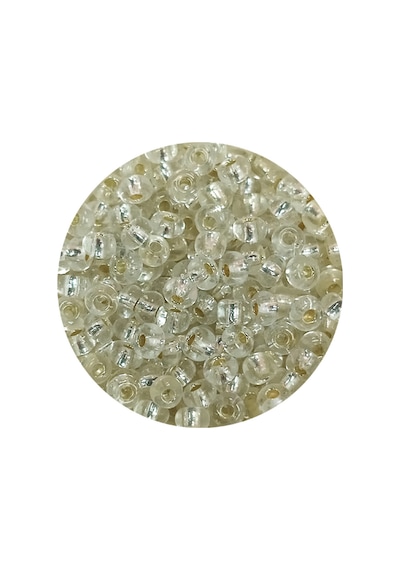 Dökme Cam Kum Boncuk 8/0 3 Mm - 60 Gram - Şeffaf Beyaz - Bnc197