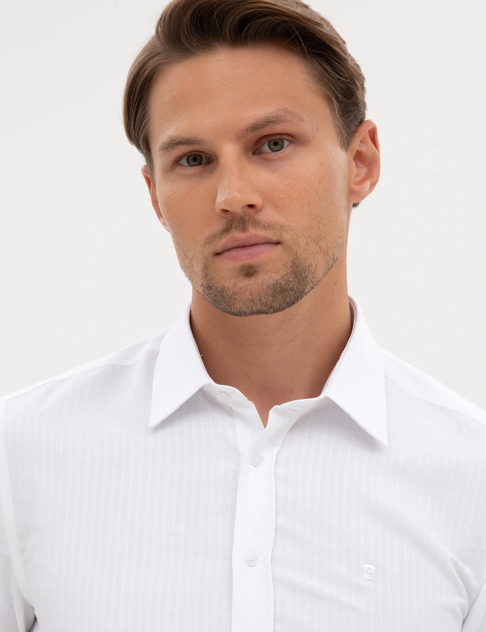 Pierre Cardin Erkek Beyaz Gömlek Desenli 50312340-vr013 Beyaz