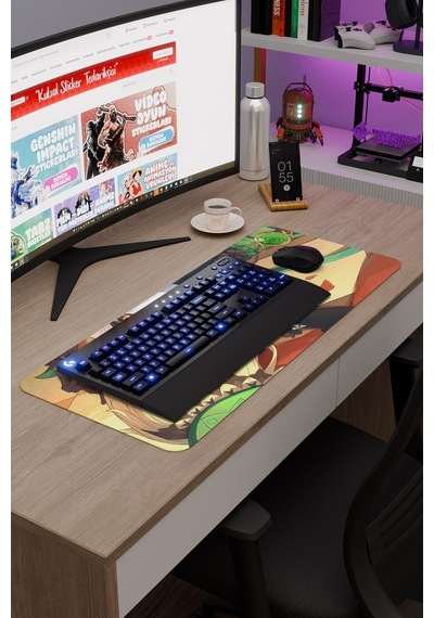 Emilie Genshin Impact Anime Gacha V4 - 70x30 Xl Gaming Mouse Pad Fare Altlığı