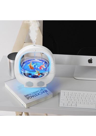Çeşithane Anti-gravity Akıllı Nemlendirici & Bluetooth Hoparlör - Yer Çekimine Meydan Okuyan Su Daml
