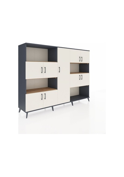 Hyperion Dolap 10 Raflı 9 Kapaklı 220x44x163 Antrasit-aytaşı/çam Aytası/atlas Çam - Antrasıt Hyperion Dolap 10 Raflı 9 Kapaklı 220x44x163 Antrasit-aytaşı/çam Aytası/atlas Çam - Antrasıt