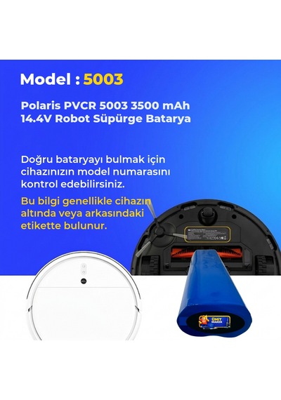Polaris Pvcr 5003 3500 Mah 14.4v Robot Süpürge Batarya