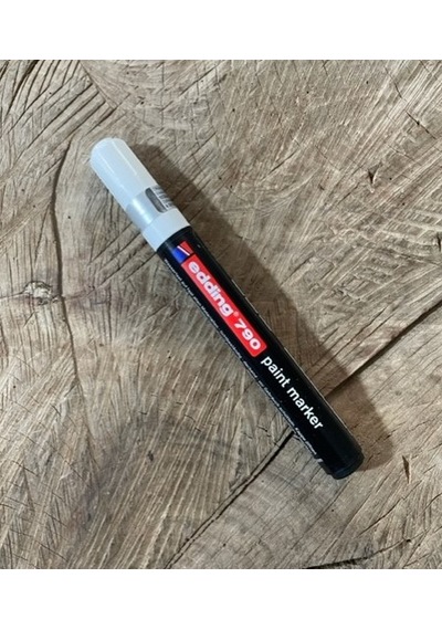 Edding Bilyalı Markör Kalem Kalıcı Metal Cam Beyaz
