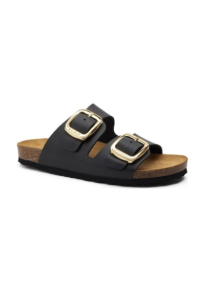 Terlik Kadın 17p8 Frau London Leather Nero Null Siyah